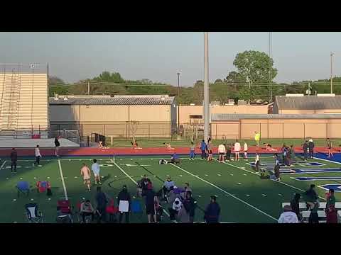 Destiny Smith and Olivia Lueking - 24-6A finals 300m hurdles - 4/1/2021