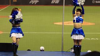 20250302　台湾交流試合 ファイターズガール応援（上山真奈、鈴木志織）