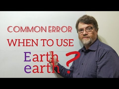 英語講師ニックPレッスン(373) 地球を救う時と救われない時 (English Tutor Nick P Lesson (373) When to Capitilze Earth and When Not To)