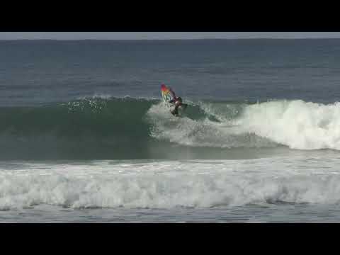 Erin Brooks first surf at Winki Pop Victoria