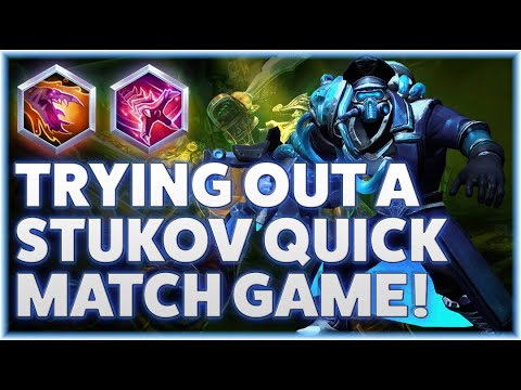 Stukov Shove - TRYING OUT A STUKOV QUICK MATCH GAME!