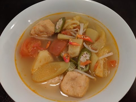 VEGAN Vietnamese Sweet and Sour Soup - Canh Chua Bac Ha Chay | Cooking With Lana