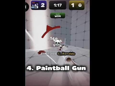 Best weapons in ROBLOX RIVALS #roblox #rivals #gaming #handtremor