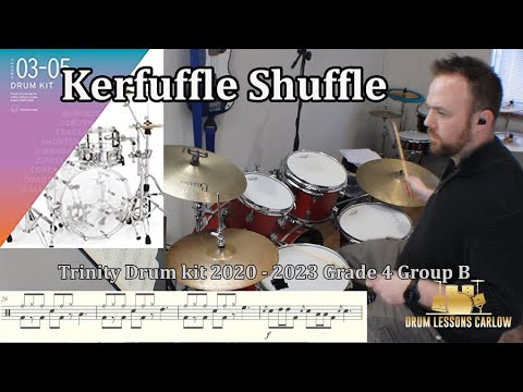 Kerfuffle Shuffle Grade 4 B Trinity Drumkit