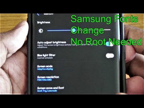 Install Fonts || Samsung || No Root Needed