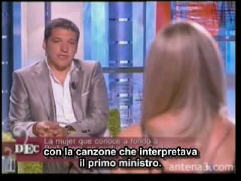 La prostituta di Berlusconi, Patrizia D'Addario, intervistata da una tv spagnola-1º parte