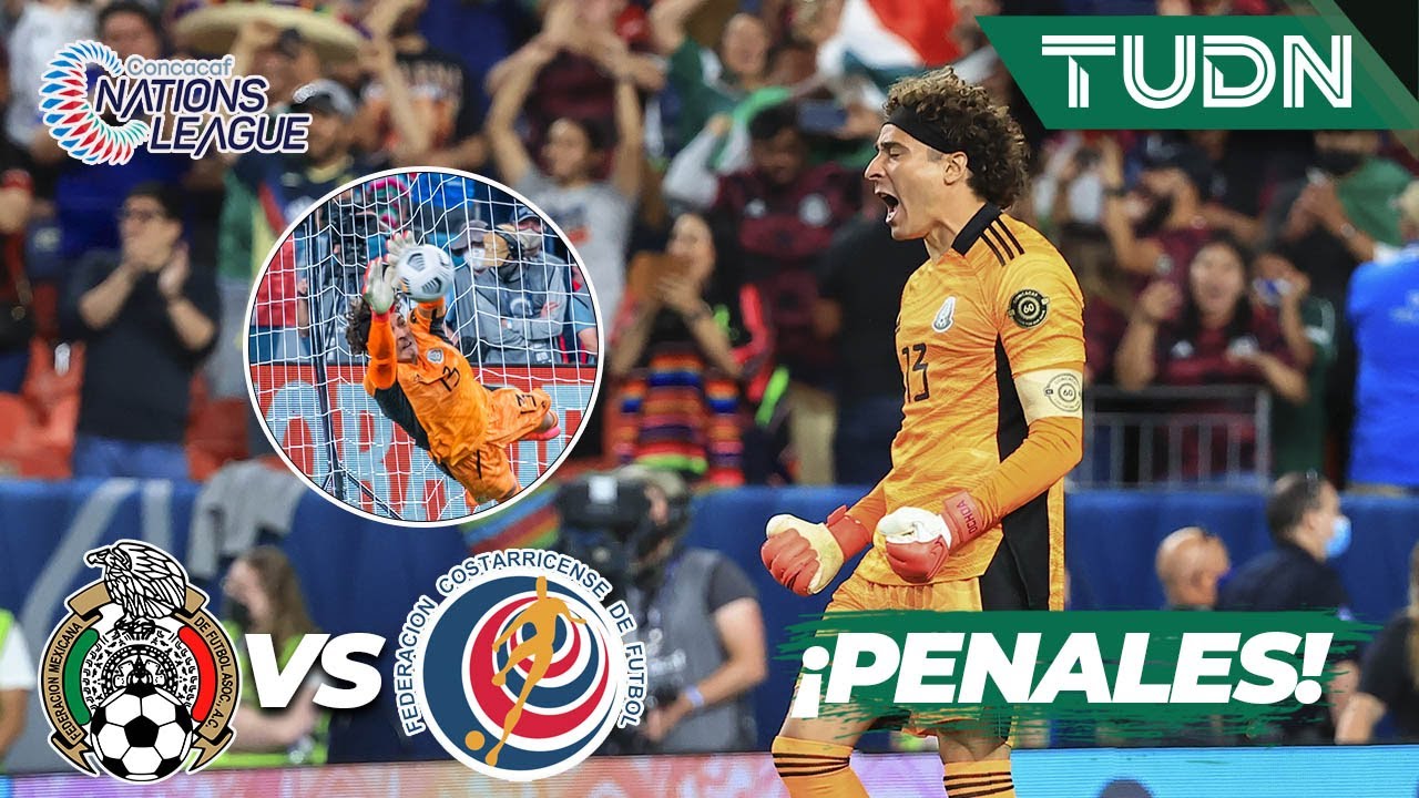 Tanda de penales ¡A LA FINAL! | México (5)-(4) Costa Rica | Nations League Semifinal | TUDN