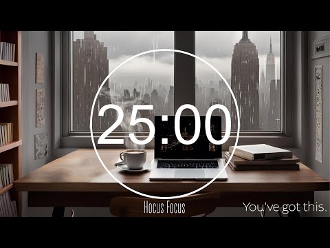 📚 Deep Focus | 📖 Study Suggestion | 🍅 Pomodoro 25-5 | 🎻 Classical Music & 🌧️ Rain | 🌀 HocusFocus