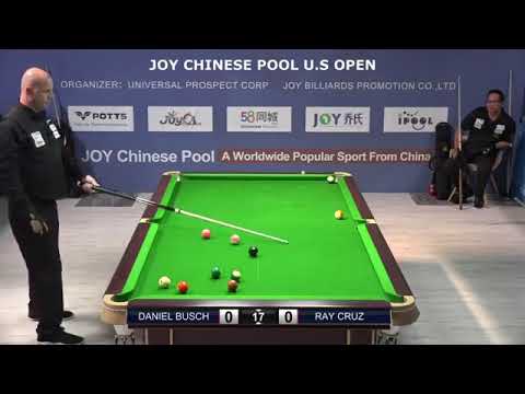 Daniel Busch VS Ray Cruz  2018 Joy Chinese Pool U S  Open
