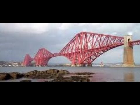 Winter Railway Bridge Firth Of Forth On History Visit To South Queensferry Scotland