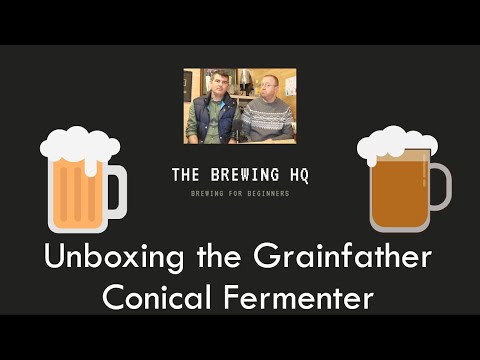 Unboxing the Grainfather Conical Fermenter