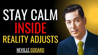 STAY CALM INSIDE — AND REALITY ADJUSTS | Neville Goddard