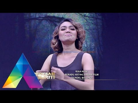 IMPROVISASI SELEBRITI - Rina Nose Adu Akting Dengan Suzanna (02/03/16)