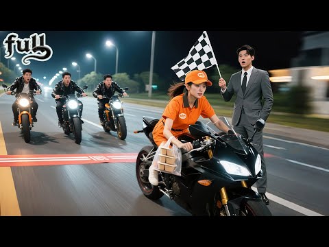 No Racer Beat CEO's Challenge! Until A Delivery Girl Walk In &Reach Finish Line In 3 Sec! Shock All!