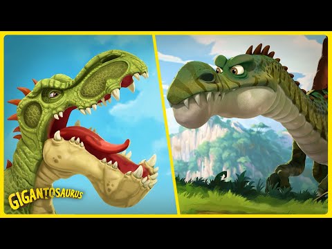 Epic Dino Battle! ⚔️ Giganto vs Spinosaurus: Will the Heroes Save the Day? | Gigantosaurus Adventure