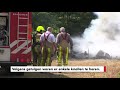 Caravan volledig uitgebrand in Schinveld