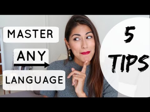 5 TIPS: HOW TO LEARN ANY LANGUAGE Video