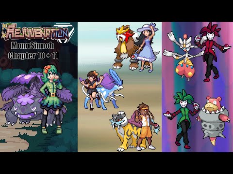 Pokemon Rejuvenation Intense (No Items,Set Mode) Mono Sinnoh Chapter 10 + 11