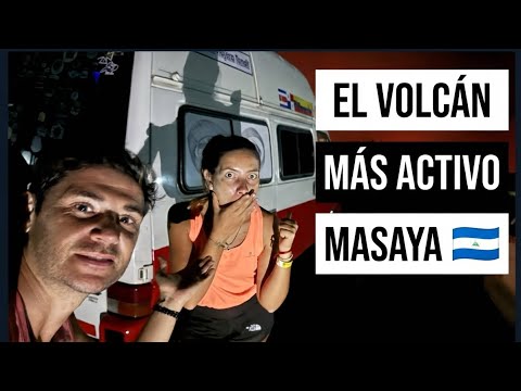 Visitamos el VOLCAN más activo de Nicaragua 🇳🇮 #nicaragua #masaya #volcan #viralvideo 