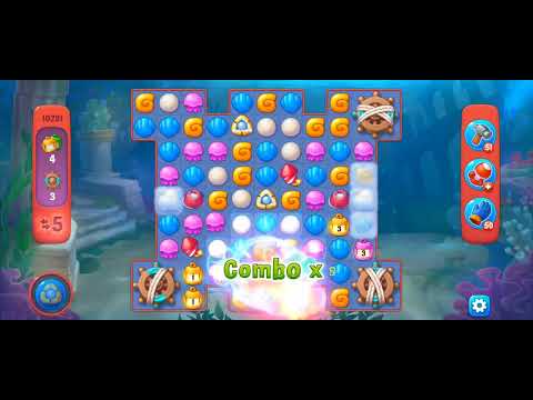 Fishdom Hard Level 10291 (with Double Bombs Boosters) @choraelmin