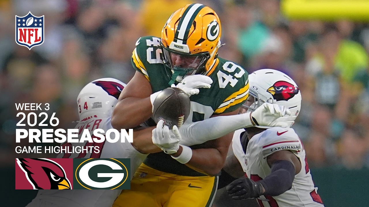 Arizona Cardinals vs. Green Bay Packers | 2026 Preseason Week 3