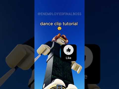 dance clip tutorial 💀(/e dance2) #shorts #tower #troll wall hop, wall flick