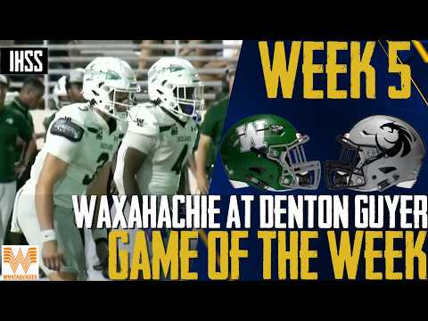 Waxahachie Holds Off Guyer 44-30 in High-Stakes Showdown