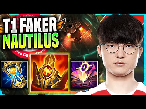 FAKER IS SO CLEAN WITH NAUTILUS! - T1 Faker Plays Nautilus Mid vs Seraphine! | Season 11
