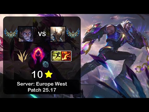 Sylas Jungle vs Pantheon - EUW Challenger - Patch 25.17