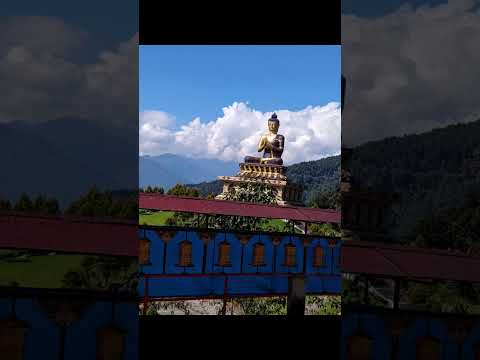 Sikkim  #Himalayas# highest mountain #Kangchenjunga #Steep paths lead to  Buddhist monasteries