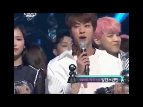 170223 BTS Jin and Twice mina sana moment/ M Countdown