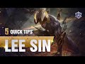 5 Quick Tips to Climb Ranked: Lee Sin