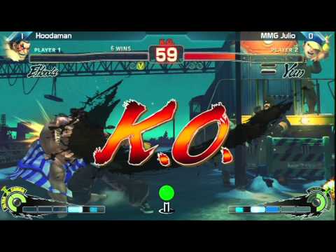 SSF4: Hoodaman vs MMG Julio - Losers Finals - MC Grand Opening