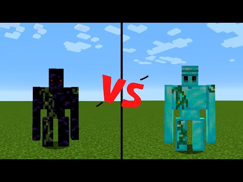Minecraft diamond golems vs obsidian golems