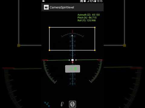 Camera Spirit level Clinometer Video