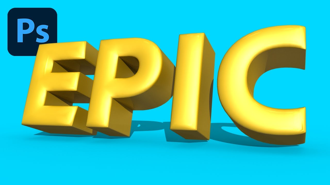 How to Create 3D Text Blocks in Photoshop