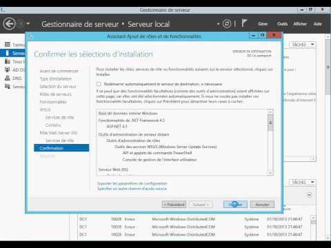 comment installer wsus sur windows server 2008