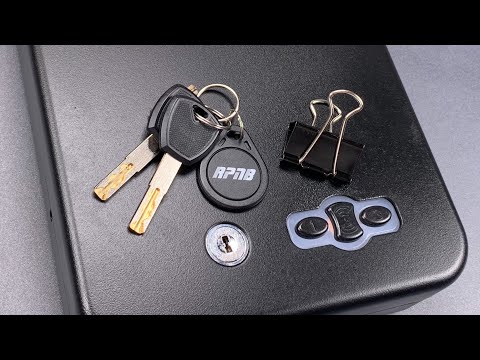 1053】バインダークリップで開く。RPNBガンセーフ ([1053] Opened With a Binder Clip: RPNB Gun Safe)