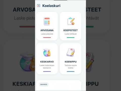 Koelaskuri - arvosanalaskuri