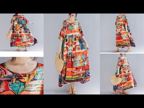 Летний цветной красивый сарафан