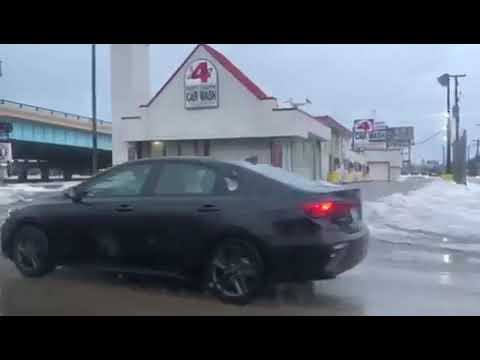 Winter snow in Detroit  Jan 18 2020