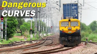 Download lagu Dangerous Curves | Diesel Trains curving at Full Speed | Indian Railways mp3