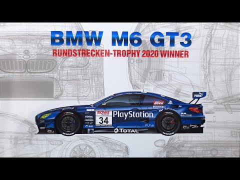 NuNu BMW M6 GT3  PlayStation GTcar,   Assembly complete. 組立完成。