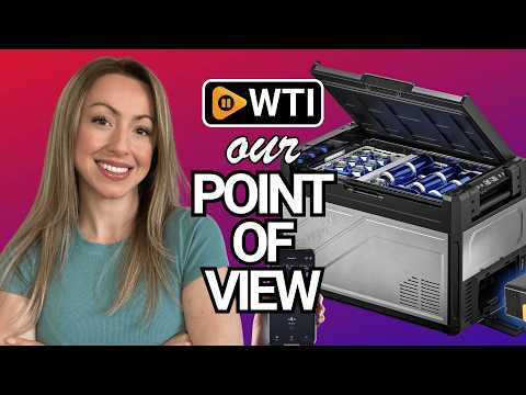 BougeRV 12V Refrigerator with 240Wh Battery RockyV3 55QT - WTI product video review
