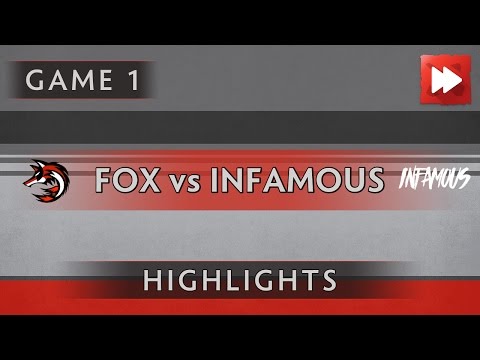 Fox vs Infamous [Game 1] Northern Arena BEAT Invitational - Dota Highlights