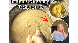 How to make the most effective instant whitening body scrub | that’s sold by popular skincare brand