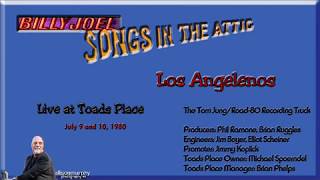 Los Angelenos   Billy Joel  Live at Toads Place
