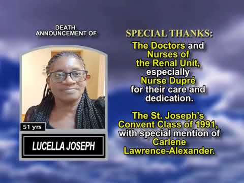 Lucella Joseph Medium Obituary