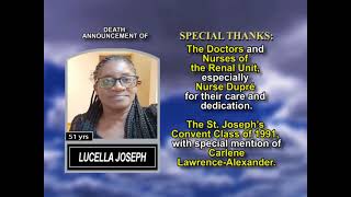 Lucella Joseph ~ Medium Obituary