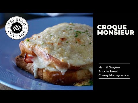 CROQUE MONSIEUR | Crispy Oven-Baked Ham and Cheese